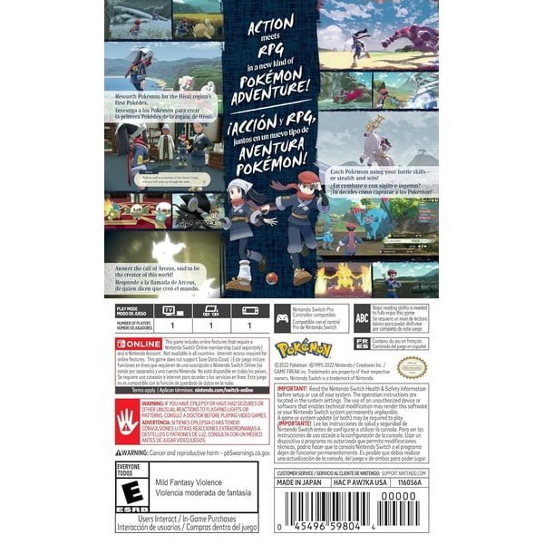 Pokémon Legends Arceus - US Version